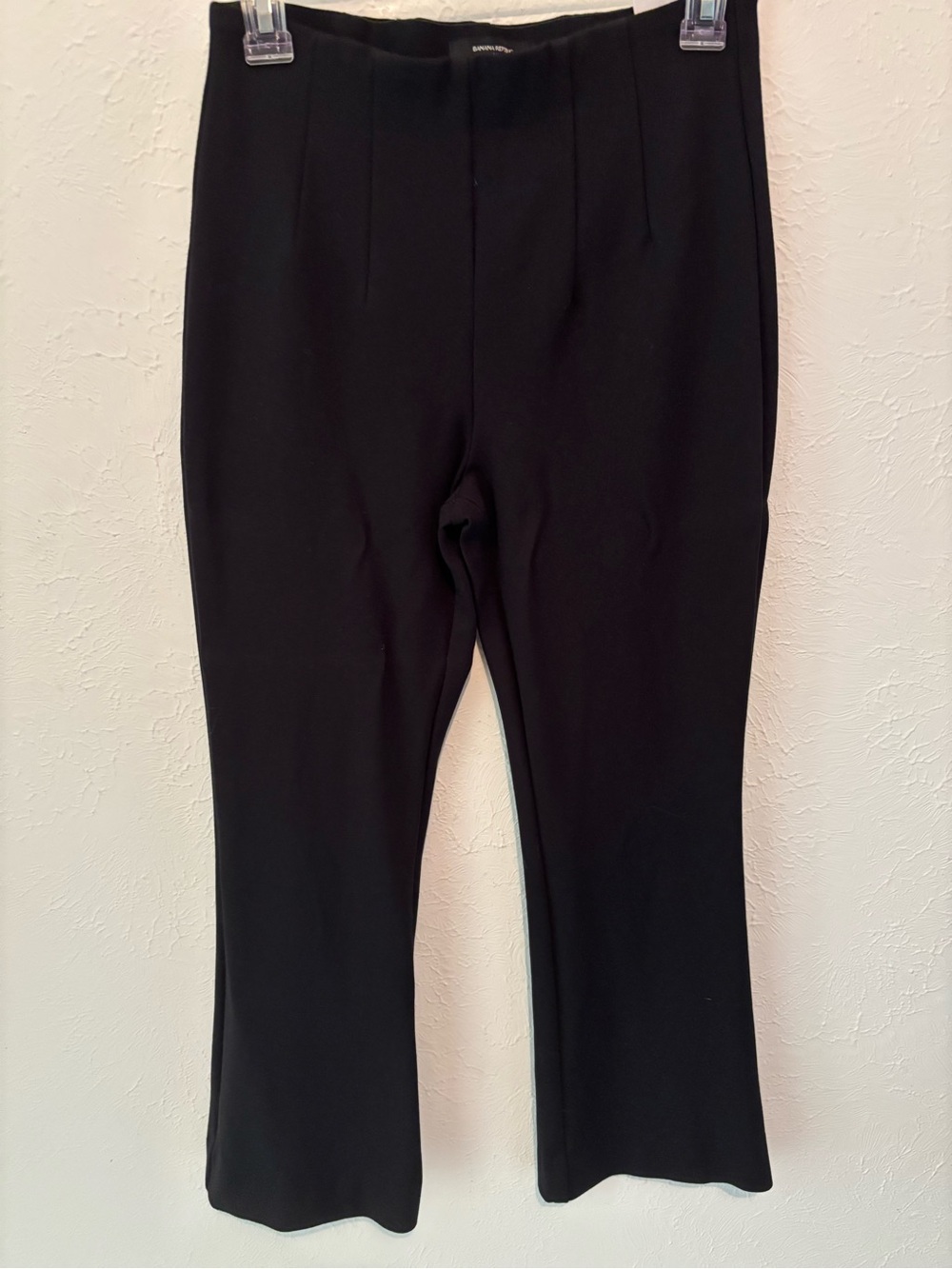 Banana Republic Black Boot Cut Cropped Pants